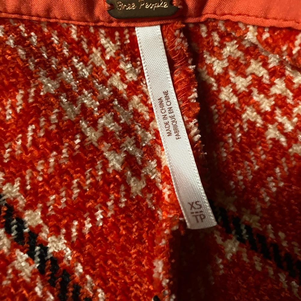 Free People fire red super wide leg pants 🔥